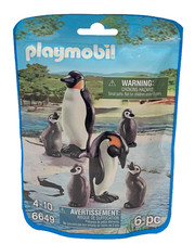 Playmobil City Life Zoo Animals Penguin Family Pack 6 Pieces 6649 Brand New