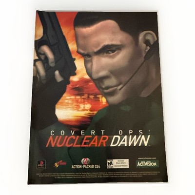 Covert Ops: Nuclear Dawn Sony PlayStation Video Game Vintage Print Ad/Wall Art