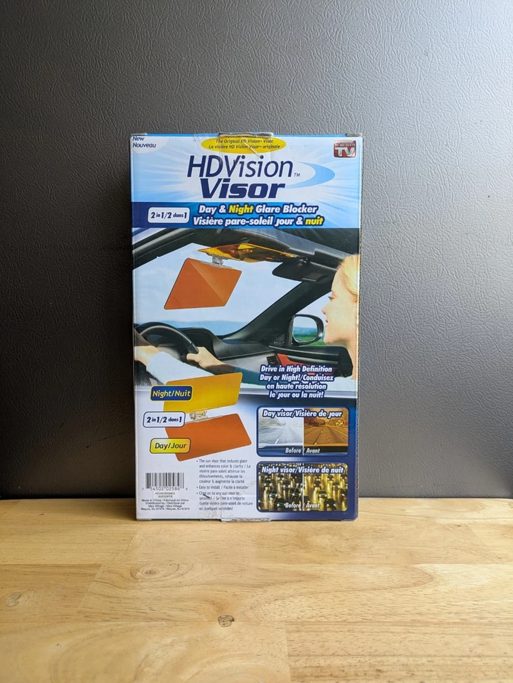 The Original HD Vision Visor 2 in 1 Day & Night Glare Blocker for Cars/Vehicles - Image 3 of 4