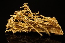 SUPERB UNIQUE Native Gold Crystal Cluster ROUND MOUNTAIN, NEVADA