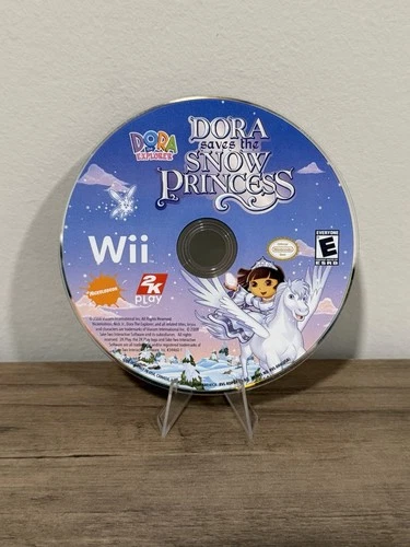 Dora the Explorer: Dora Saves the Snow Princess (Nintendo Wii, 2008) Disc Only