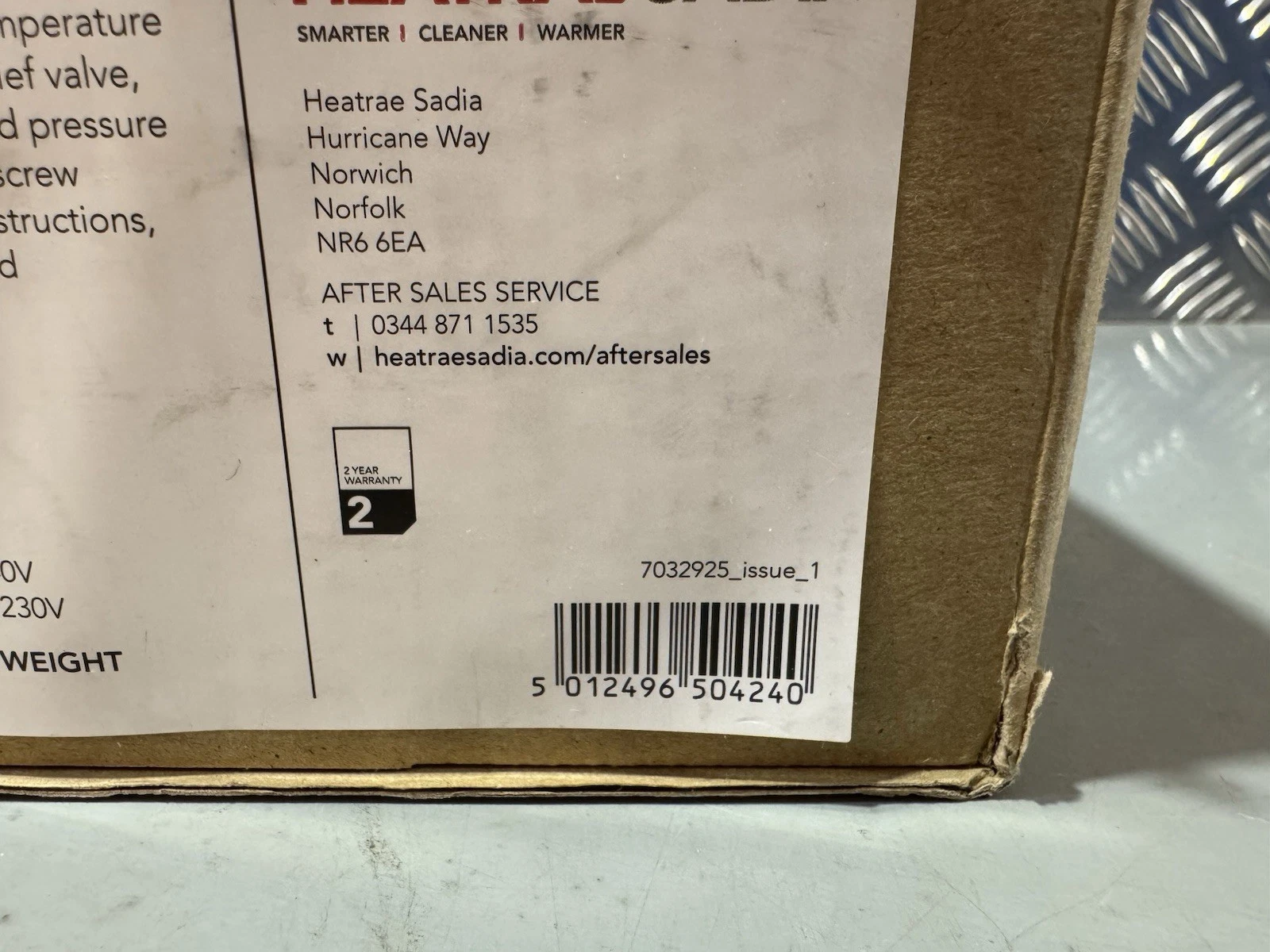 Heatrae Sadia 95050424 Instantaneous Water Heater Brand New In Box 3