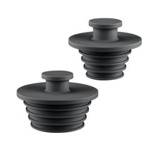 Silicone Sink Stopper 2 Pack Bathtub Drain Plug Shower Tub Seal Bathroom Set