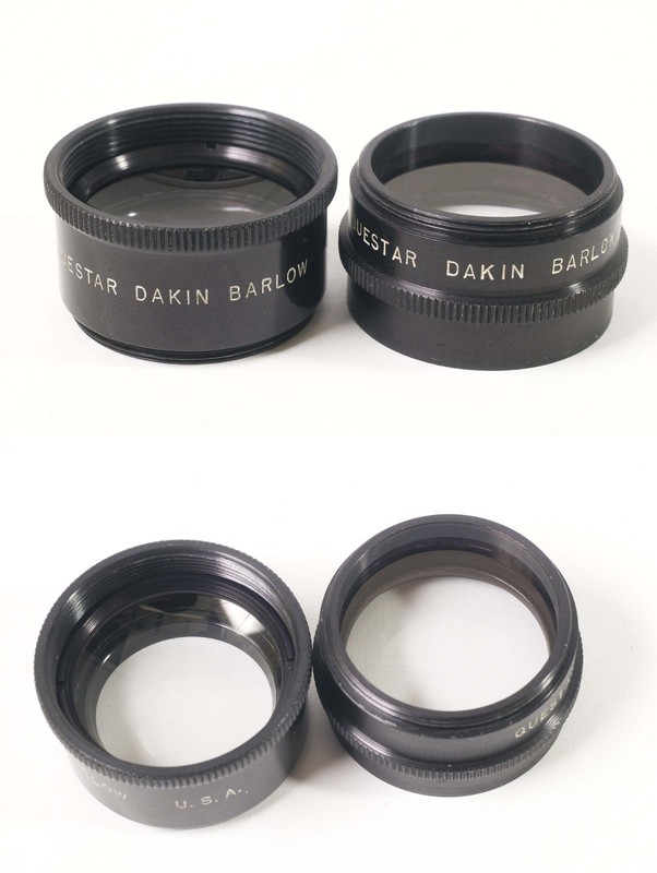 C21209~ Questar Dakin Barlow 1.5X & 2X Lenses – **Crystal Clear**