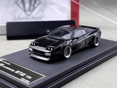 Star Model 1/64 Scale Ferrari 512 TR Testarossa Black Diecast Car