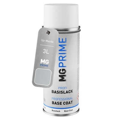 Autolack Spraydose für Mazda 3L Silverstone Metallic Silber Metallic Basislack
