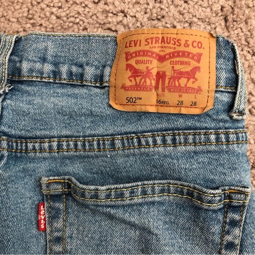 Levi’s 502 Regular Taper Jeans Kids 16 Reg - Picture 13 of 13
