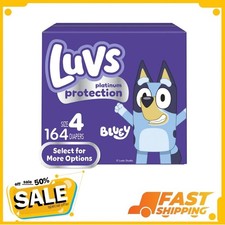 Luvs Platinum Protection Baby Diapers Size 4, 164 Count Select for More Options 