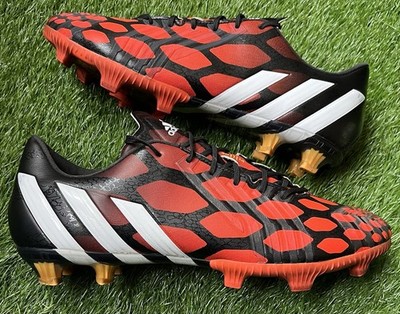 Adidas Predator Instinct FG Fußballschuhe Größe UK 9 sehr selten schwarz rot