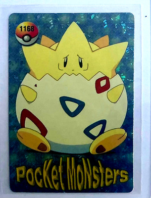 TOGAPI Pocket Monsters Pokémon Japanese Anime Vending Foil Prism Sticker NM