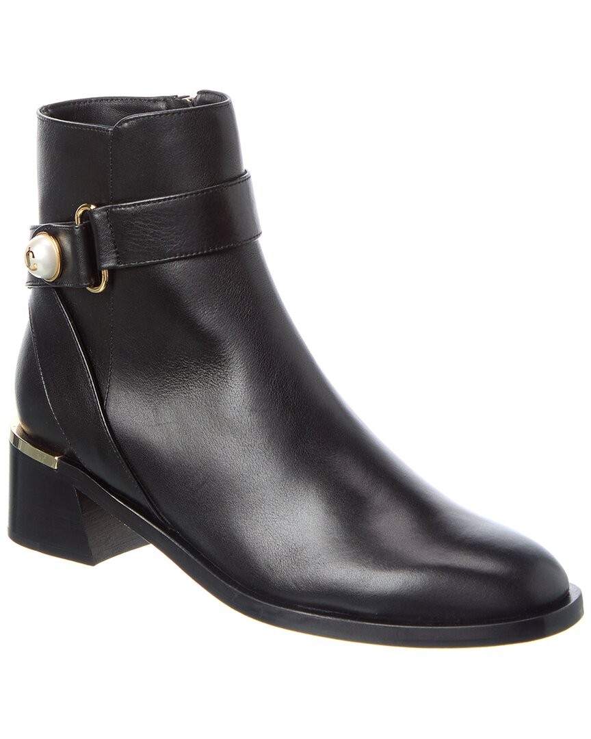 Jimmy Choo Noor 45 Leather Boot Womens Black 36 129790₽