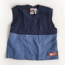 Vintage McDonalds McKIDS Tan Blue Vest Toddlers 4T