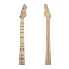 Maple Guitar Neck 22 Fret 24.75 Inch Maple Fretboard Dot Inlay Bolt on Heel DIY