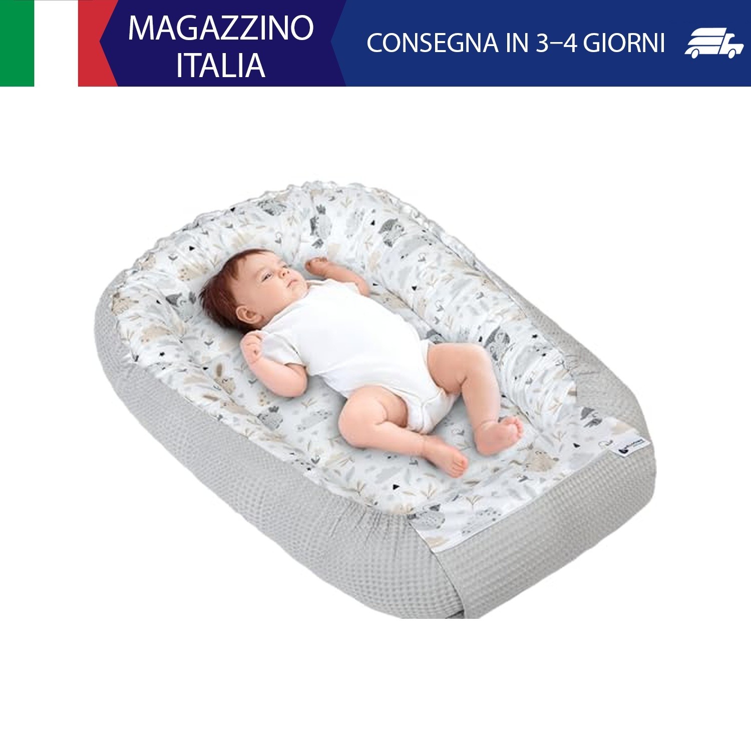 Riduttore Lettino Neonato Medi Partners 100x60x15