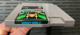DONKEY KONG 3 - NINTENDO NES GAME W/ BOX, MANUAL & STYROFOAM - 100% COMPLETE