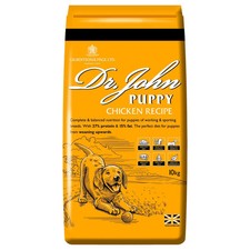 Dr John Puppy Dry Dog Food (Chicken) - Bag Size : 10kg 3.87 per kilo