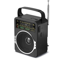 Radio port til AM/FM con altavoz 5W, Bluetooth 5.0 y bater a integrada. Nuevo
