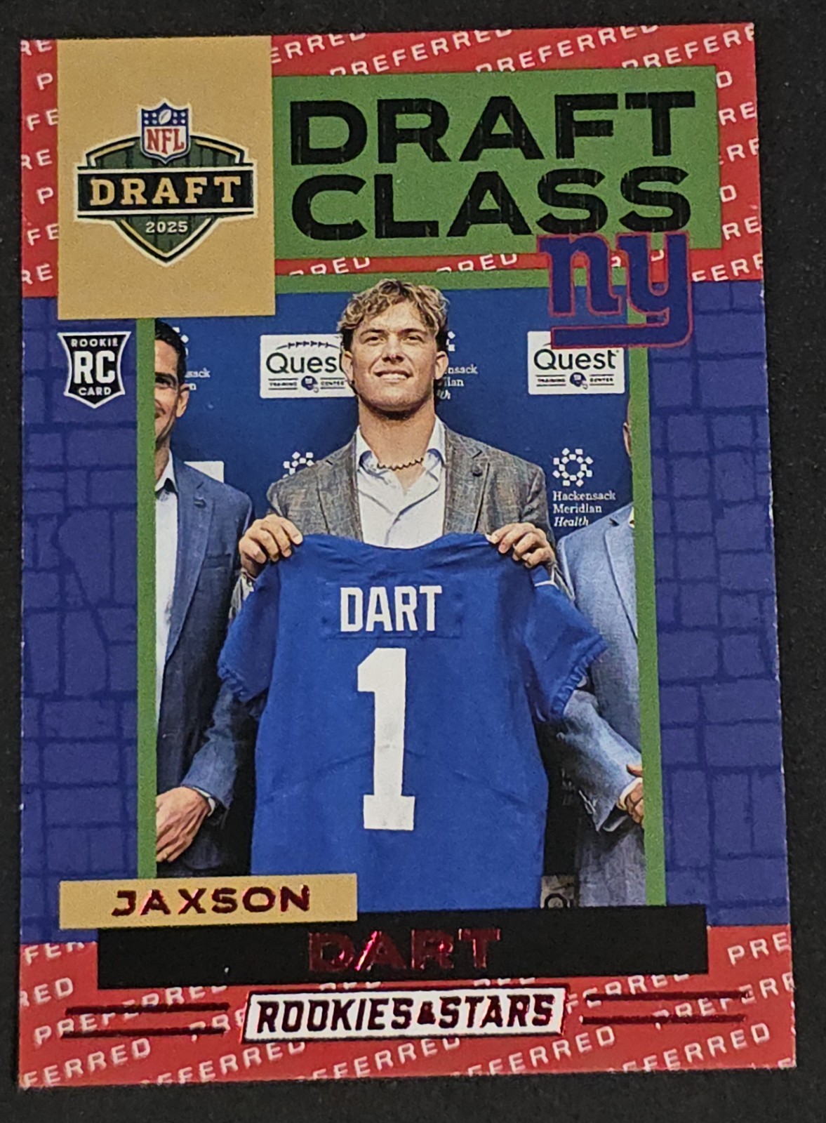 2025 Panini Rookies & Stars Preferred Draft Class #17 Jaxson Dart Rookie Card RC