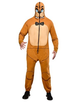 Five Nights At Freddy's - Freddy Fazbear Adult Zipsters Costume