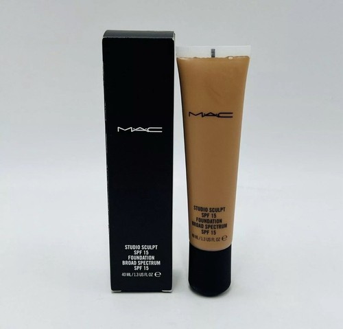 MAC STUDIO SCULPT SPF 15 FOUNDATION BROAD SPECTRUM SPF15 - NW40 - 1.3OZ NIB Free