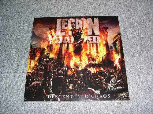Legion Of The Damned - Descent Into Chaos (1st Press 2011, Clear Vinyl, Numbered