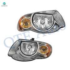 Headlights Assembly For 2005-2007 Chrysler Town Country With Bulb Halogen