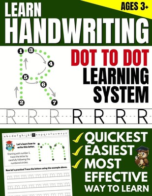 Learn Handwriting: Dot to Dot Practice Print book (Trace Letters Of The Alph...