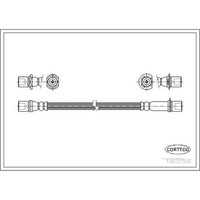 Corteco 19032505 Bremsschlauch FüR Toyota 4 Runner Hilux Hiace N1 N18 N KZN1 N5