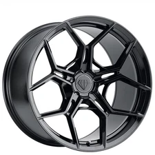 21x10.5" Blaque Diamond Wheels BD-F25 Gloss Black Flow Forged Rims (S04)