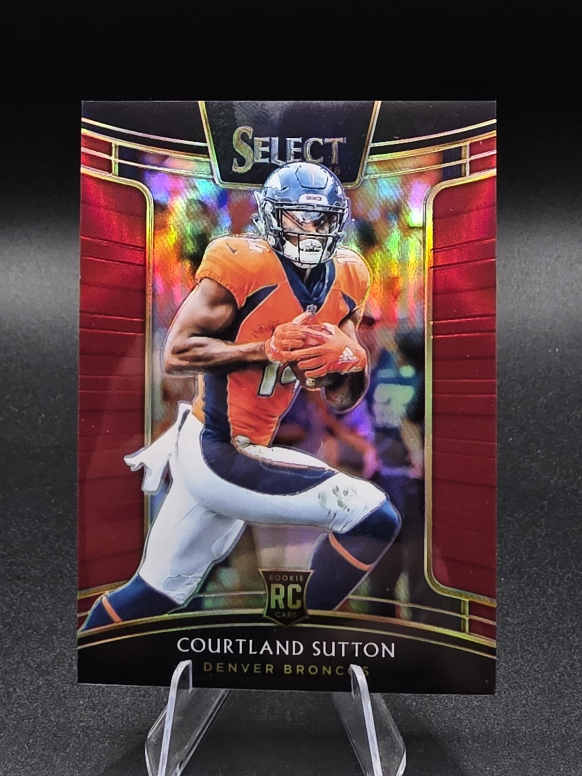 2018 Panini Select - Concourse Courtland Sutton #76 Maroon Prizm /99 (RC)
