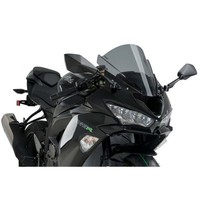 Puig Z-RACING Windschutzscheibe Fur Kawasaki ZX-6R Ninja 09-16 Dark Smoke