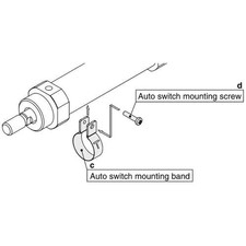 2pc SMC CORPORATION BM2-025A Mounting Bracket, for autoswitch