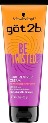 Got2b Be Twisted Curl Reviver Cream, 6.8 Ounce (Pack of 1)