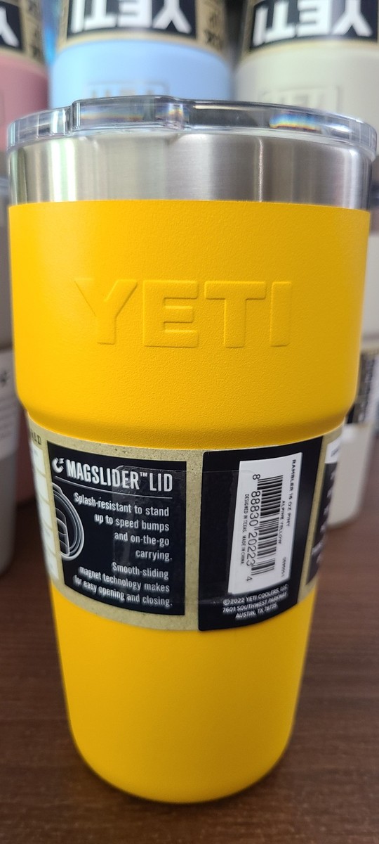 YETI - 【YETI】RAMBLER 16oz STACKABLE PINT イエロー Yeti Rambler 16 Oz Stackable Pint with Magslider Lid