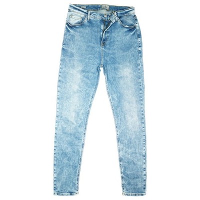 LTB W34 L30 Jeans Pants h Blue Womens Amy X Super Stretch High Skinny Jegging Acid