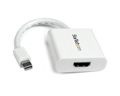 StarTech MDP2HDW Mini DisplayPort to HDMI Adapter - White