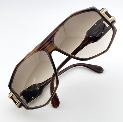 vintage CAZAL 163 col 80 amber gold sunglasses West Germany LARGE 607 616 671