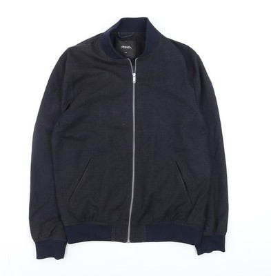 Burton Menswear London Bomberjacke Herren Blau M Regular Fit