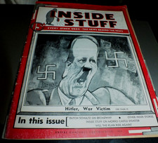 INSIDE STUFF 1934 VOL 1 NO 1 HITLER, VÍCTIMA DE GUERRA ¿VOLVERÁ A MONTAR EL KLAN? más