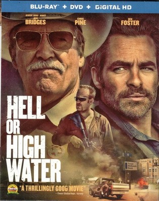 Hell or High Water (Blu-ray, 2016) Jeff Bridges Chris Pine w/ slipcover SEALED