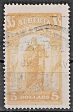 CANADA ALBERTA: AL26 Used LAW STAMP AP4154