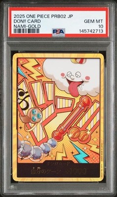 Nami Gold Don PSA 10 One Piece Trading Card Collectible Card Game