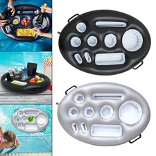 Drink Float Swimming Pool Cup Holder Decor Swimming Float Tray for Food Serving