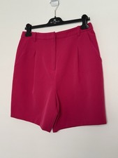 Sally LaPointe Womens Pink Bermuda Shorts Cropped Size 40 Unworn 