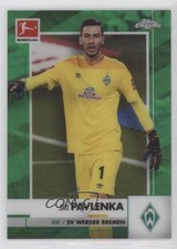Jiri Pavlenka Chrome Bundesliga 2020/21 Green Refractor /99 #27