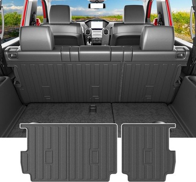 powoq Cargo Mat Compatible with 2009-2015 Honda Pilot Trunk Mat Cargo Liner T...