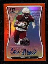 2020 Leaf Metal Draft Orange Rainbow 4/7 Cam Akers #BA-CA1 Auto uk2