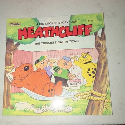 Marvel Books Heathcliff Trickiest Cat Picture Book Paperback Illustrated