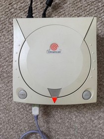 Dreamcast console controller game disc T-stick B memory #ae7a54