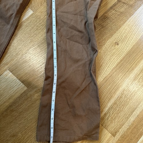 Boys Sz 7 Carhartt Carpenter Canvas Pants Brown Adjustable Waist EUC - Picture 11 of 12